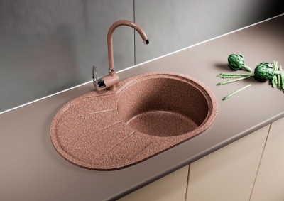 Кухонная мойка Mixline ML-GM29-307 537700 Терракот