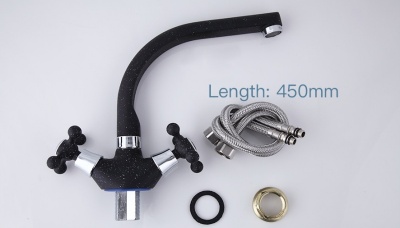 Смеситель для кухни Frap F5408 Черный