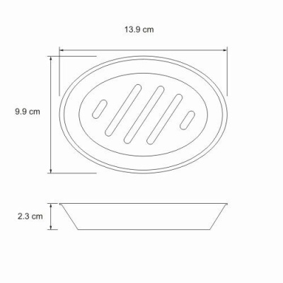 Мыльница WasserKRAFT Ruwer K-6729 Хром