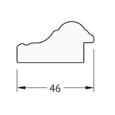 Зеркало Evoform Definite 102х52 Сусальное золото