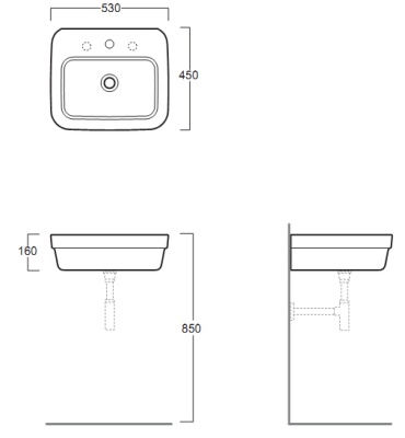 Раковина Simas Evolution Evo15 Белая