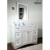 Комплект мебели для ванной Timo Modern 122 Т-19712CWhite Белый
