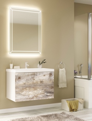 Зеркало Marka One Mix Classic 2 70 С подсветкой