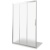Душевая дверь в нишу Good Door Orion WTW-140 140 профиль Хром стекло прозрачное
