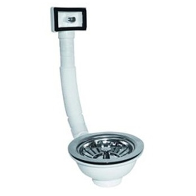 Перелив PlastBrno EDVA300 Хром Белый