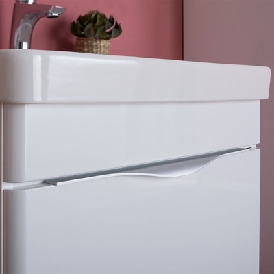 Тумба под раковину Aquanet Орлеан 50 183080 подвесная Белая