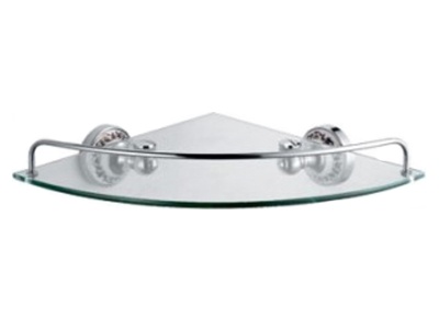 Угловая полка Fixsen Bogema FX-78503A Хром Белый