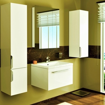 Тумба под раковину Alvaro Banos Viento 60 подвесная Белый лак