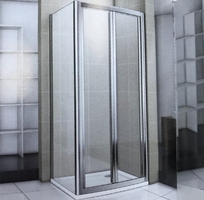 Душевая дверь в нишу Good Door Infinity SD-90 90 профиль Хром стекло прозрачное