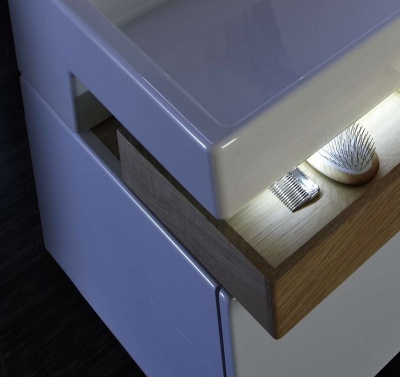 Тумба под раковину Jacob Delafon Terrace 80 EB1186-G1C подвесная Белая глянцевая