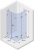 Душевой уголок Riho Scandic Mistral M308 100x100 GX0406202 R профиль Хром стекло прозрачное