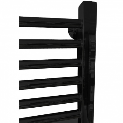 Электрический полотенцесушитель Ника Modern ЛМ 2 100x50 сухой тэн Черный 18 перекладин