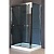Душевой уголок Royal Bath RB-L-2011-1200-8L 120х80 без поддона профиль Хром стекло прозрачное