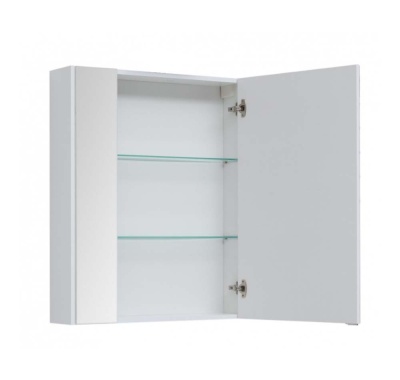 Зеркальный шкаф Aquanet Августа 75 210010 подвесной Белый