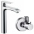 Смеситель для раковины Hansgrohe Metris 31082000 в комплекте с запорным вентилем Hansgrohe 13901000 Хром Смеситель для раковины Hansgrohe Metris 31082000 в комплекте с запорным вентилем Hansgrohe 13901000 Хром