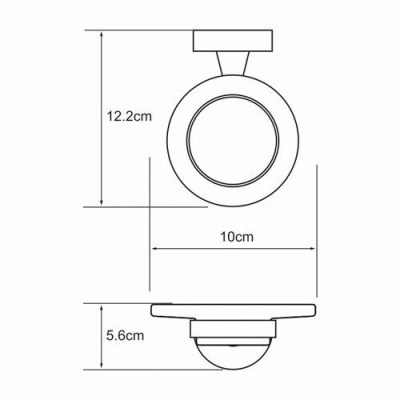 Мыльница WasserKRAFT Isen K-4029 Хром