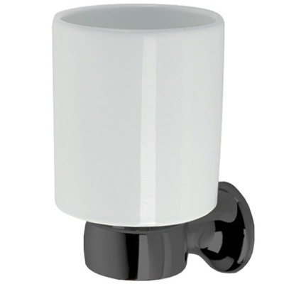 Стакан для зубных щеток Webert Opera OA500301560 Черный Белый