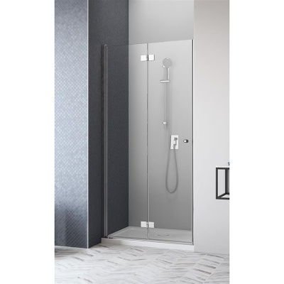 Душевая дверь в нишу Radaway Essenza New DWB 100 100x200 L профиль Хром стекло прозрачное