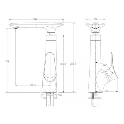 Смеситель для кухни Kaiser Modern 99233 Хром