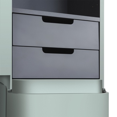 Шкаф пенал AM.PM Sensation 40 L M30CHL0406GG подвесной Мятный
