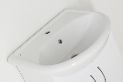 Тумба под раковину Style Line Эко Фьюжн 9 Уют 55 Белый глянец