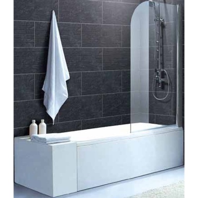 Шторка на ванну Byon D-01 80x140 V0000230 профиль Хром стекло прозрачное