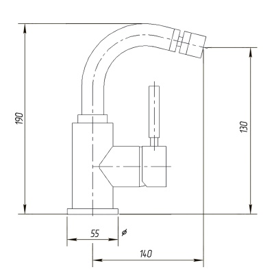Смеситель для биде Migliore Fortis ML.FRT-5223.CR Хром