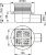 Душевой трап Alcaplast APV26 с решеткой Хром