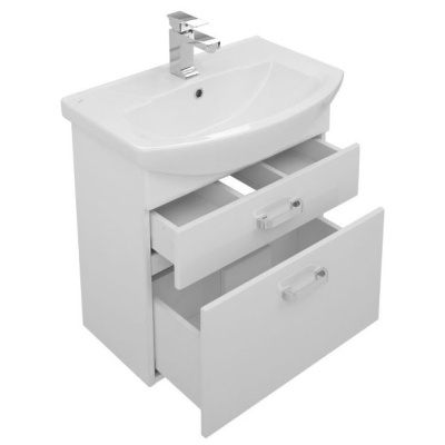 Тумба под раковину Aquanet Ирис 65 198383 Белая