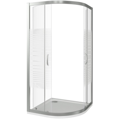 Душевой уголок Good Door Infinity R-90 90x90 профиль Хром стекло прозрачное