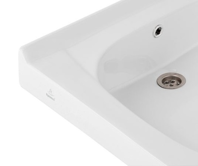 Раковина Кувшинка Элегантс 62 на стиральную машину Белая