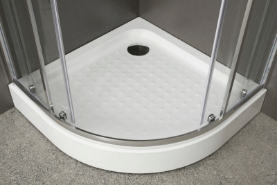 Душевой уголок BelBagno UNO-195-R-2-90-C-Cr 90х90 профиль Хром стекло прозрачное