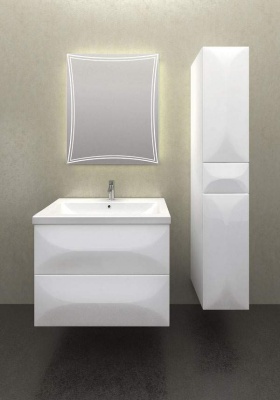 Зеркало Marka One Brio 75 с подсветкой Light