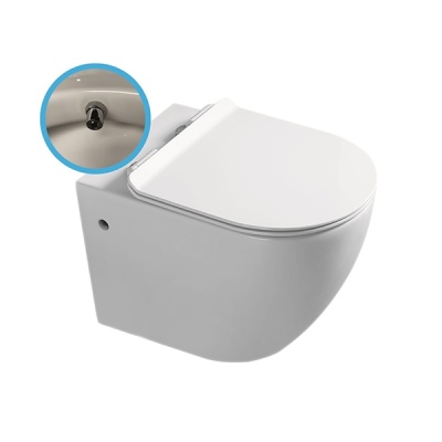 Унитаз SantiLine SL-5002BD подвесной с сиденьем Микролифт