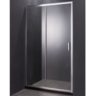 Душевая дверь в нишу Orange E02-150TCR 150 профиль Хром стекло прозрачное
