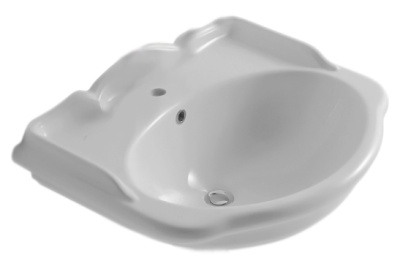 Раковина Globo Paestum PA057 bianco lucido