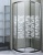 Душевой уголок Good Door Infinity R-90 90x90 профиль Хром стекло прозрачное