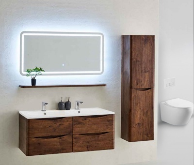 Тумба под раковину Vincea Roberta VMC-1R120RW подвесная R.Wood
