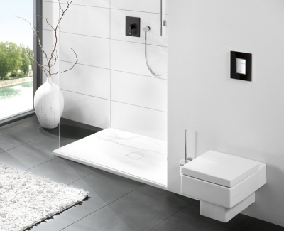 Клавиша смыва Grohe Skate Cosmopolitan Glass 38845KS0 Черный бархат
