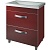 Тумба под раковину Какса-А Хилтон 70 003744 Бордовая