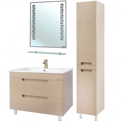 Тумба c раковиной Bellezza Сириус 60 Капучино