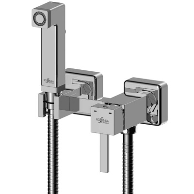 Гигиенический душ со смесителем Rossinka X25-54 Хром