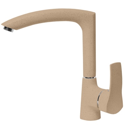 Смеситель для кухни AquaGranitEx C-7040 Песочный