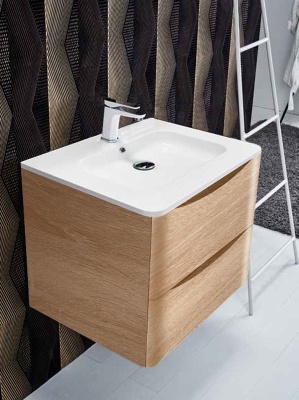 Тумба под раковину Vincea Roberta VMC-1R600WO подвесная W.Oak