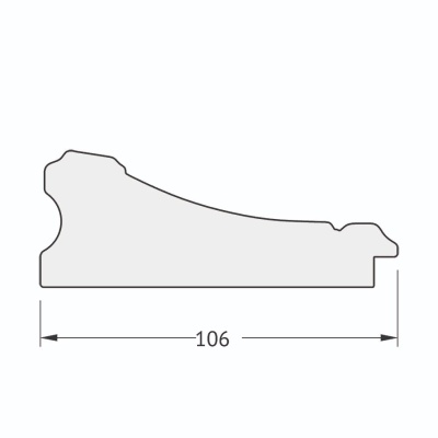 Зеркало Evoform Exclusive 120х60 Барокко серебро