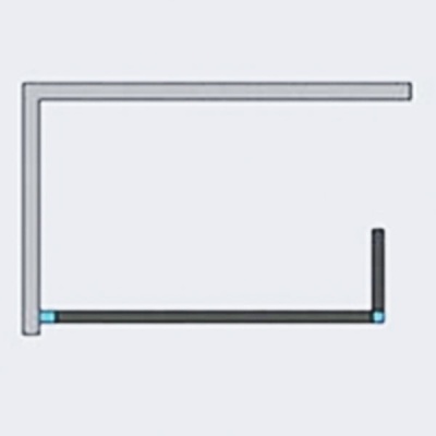 Душевая стенка Radaway Euphoria W3 Walk-in 130 фурнитура Хром стекло прозрачное