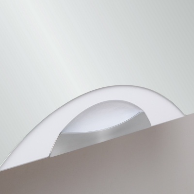 Зеркальный шкаф Runo Ибица 50 правый Белый