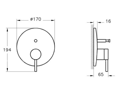 Душевая система Vitra Origin A49266EXP Хром