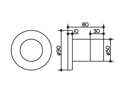 Запорный вентиль Keuco Ixmo 59541 010001 Хром