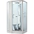 Душевая кабина Orans SR-89105S L white 120x90 с баней профиль Белый задние стенки Белые